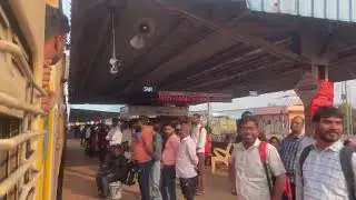 Toranagallu | Train 17226 Amravati Express Approaching Toranagallu Station In Karnataka