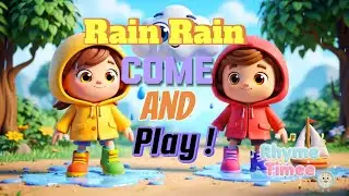 Rain Rain, Come and Play! | Fun Kids Song + Dance | RhymieTime Nursery Rhyme 🌧️👧🧒