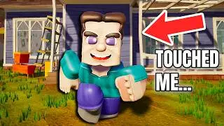 I PLAYED THE BANNED MINECRAFT MOD IN HELLO NEIGHBOR..