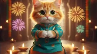 Mimi The Cat Ki Magical Diwali 🐱✨ | Heart Touching Cat Story | Cute Diwali Animation