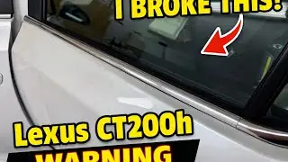 Демонтаж уплотнителя Lexus CT200h &ndash; этот зажим ОБЯЗАТЕЛЬНО сломается.