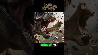 T Rex  Bone Crushing Bite & Mind Blowing Intelligence! #wildlife #animals #nature #dinosaur #shorts