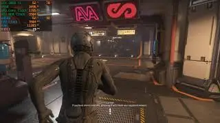 Star Citizen 3.8 Gameplay on G4560+GTX 1050 Ti