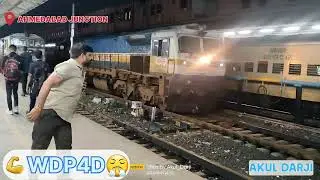 WDP4D Diesel Locomotive Acceleration Sound💪 +Jet Engine 🔥| Indian Railways | Bhartiya Rail | WDP4D