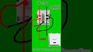DP Switch 32A Ka Connection kaise karen.#electrical #electronic #shorts