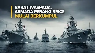 BRICS UNJUK KEKUATAN MILITER! ARMADA PERANG CHINA RUSIA IRAN BERSATU, BARAT DALAM SIAGA TINGGI #fypシ