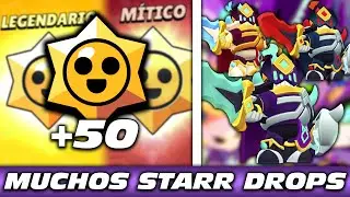 ABRO MAS DE 50 STARR DROPS ⭐ Y ME VUELVO LOCO... 🤯 #BrawlStars
