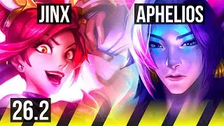 JINX & Braum vs APHELIOS & Pyke (ADC) | 7k gold comeback | BR Challenger | 26.2