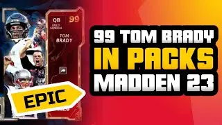 99 LTD TOM BRADY IN PACKS NOW.  MADDEN 23 TRAINING VARIETY PACK OPENING,
