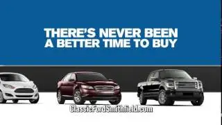 Classic Ford of Smithfield's Right Time, Right Now Model Year End Sales Event
