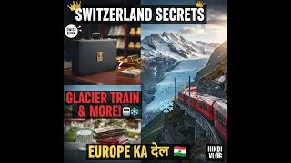 SWITZERLAND SECRETS: Swiss Bank, Glacier Train ❄️ & Heart of Europe | Hindi Travel Vlog #adventure