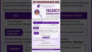 Microfinance Job 2023 #jobs #microfinancejob #shorts #viral