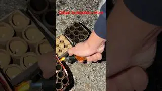 Odpal kompaktu selen 9 r&aacute;n 20 mm #firecrackers #fireworks #silvester #pyro #experiment #beautiful