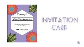 How to make an invitation card on adobe illustrator | invitation card on illustrator | GRAPHICsense