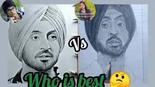 drawing Diljit Dosanjh || smooth shading || artline pencil sketch #priyankasahuart#diljitdosanjh