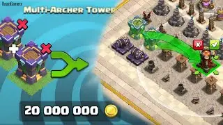 LEVEL UP TO MULTI ARCHER TOWER 🏹 | @ClashOfClans
