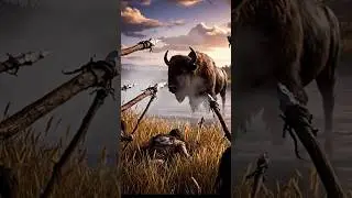 The Hunt at Dawn &ndash; Primitive Warriors Strike in Silence🦬⚔️