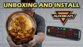AUXBEAM Slim Switch Panel and RAY-L LED Pods - Insane Brightness & Easy Install!