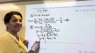 Part 4: Lesson 5.3 on slope-intercept