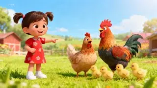 Chicken, Rooster and Chick Family Song | Farm Animals | Discover with G&uuml;neş