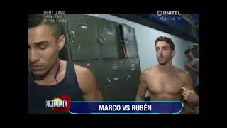 Marco y Rubén, enfrentados