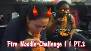 FIRE NOODLE CHALLENGE PT.2!