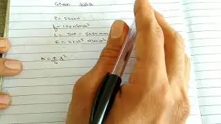Som:simple stresses and strains how to find diameter