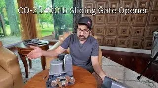 1400lb Sliding Gate Opener Hardware Security System Kit for Sliding Gates Up to 40 Feet
