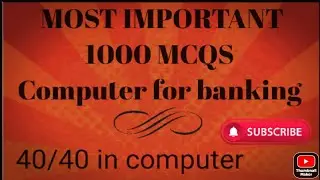 Computer awareness 1000 mcqs rbi assistant part-1
