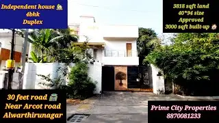 Independent House 🏡 Sale in Alwarthirunagar, Chennai 🆔2362 #approved #houseforsale #4bhk #bungalow