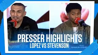Teofimo Lopez vs Shakur Stevenson | KICK-OFF PRESSER HIGHLIGHTS