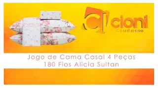 Jogo de Len&ccedil;ol Casal 4 Pe&ccedil;as 180 Fios Realce Top Alicia