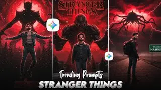 Stranger Things Ai Photo Editing | Trending Stranger Things Photo Editing | Gemini Photo Editing