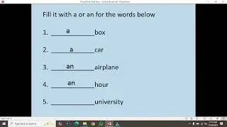Article exercise with sentences 26 December 2025