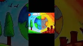 World Environment Day drawing idea