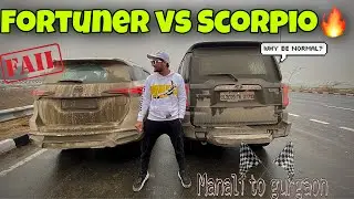 SCORPIO vs FORTUNER🔥 RACE MANALI TO GURGAON | MANALI TRIP | DAY 8 | HUNNY SHARMA