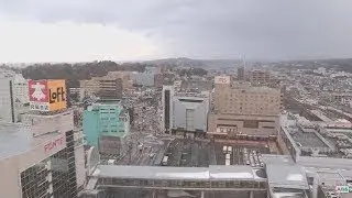 ABS秋田放送　お天気カメラ　秋田駅前（ABS's Weather Live Cameras in Akita station square ）