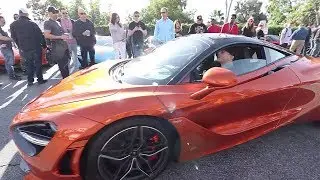 Deadmau5 drives his new Mclaren 720S at Sunset GT Meet