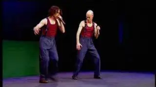 Umbilical Brothers tapdance