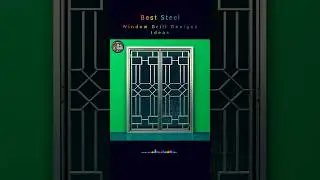 Modern Iron Grill Design for Windows