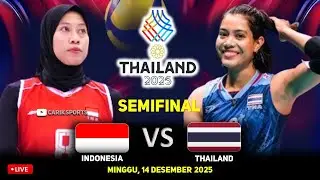 SEMIFINAL! Jadwal Indonesia Vs Thailand Voli Putri di SEA Games 2025 #seagames2025