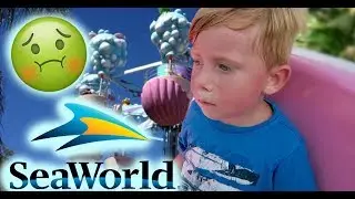 HE GOT SICK AT SEA WORLD!!