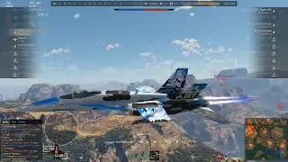 Dodging missiles with wings blown off in F/A-18C