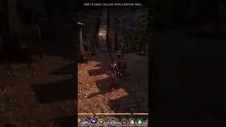 🤣 Dragon Age Inquisition - Dorian and Blackwall Cat Fight! #shorts