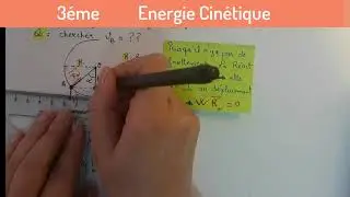 Energie Cinétique 3em Sc/M/Tech  Cours et Application
