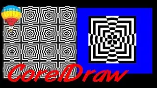Corel Draw Tips & Tricks Optical Illusion use Guideline to SNAP TO