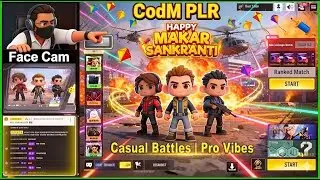🔴CODM LIVE🔥Playing for Fun 😎 | Call of Duty Mobile Live Stream | iPad + Handcam + Facecam | CODM PLR