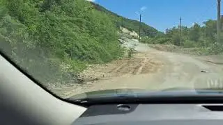 Driving out of grants pen  St Thomas