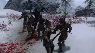 Skyrim Battles - Orcish Scaled Warriors vs Dragonscale Warriors