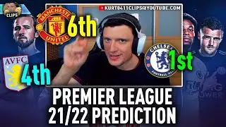 kurt's premier league prediction 21/22.. ⚽